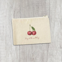 Cherry-ish The Small Things - Canvas Zipper Pouch