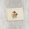 Forest Mushrooms - Canvas Zipper Pouch