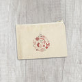 Christmas Collage Ornament - Canvas Zipper Pouch