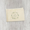 Tis The Season Wreath - Canvas Zipper Pouch
