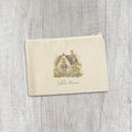 Spring Cottage - Custom Canvas Zipper Pouch