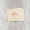 Love Raining Down - Valentine's Day Canvas Zipper Pouch