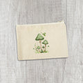 St. Patrick's Day Mushrooms - Canvas Zipper Pouch