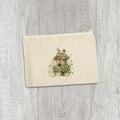 Clover Bird House - St. Patrick's Day Canvas Zipper Pouch