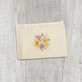 Floral Bunch - Spring Canvas Zipper Pouch