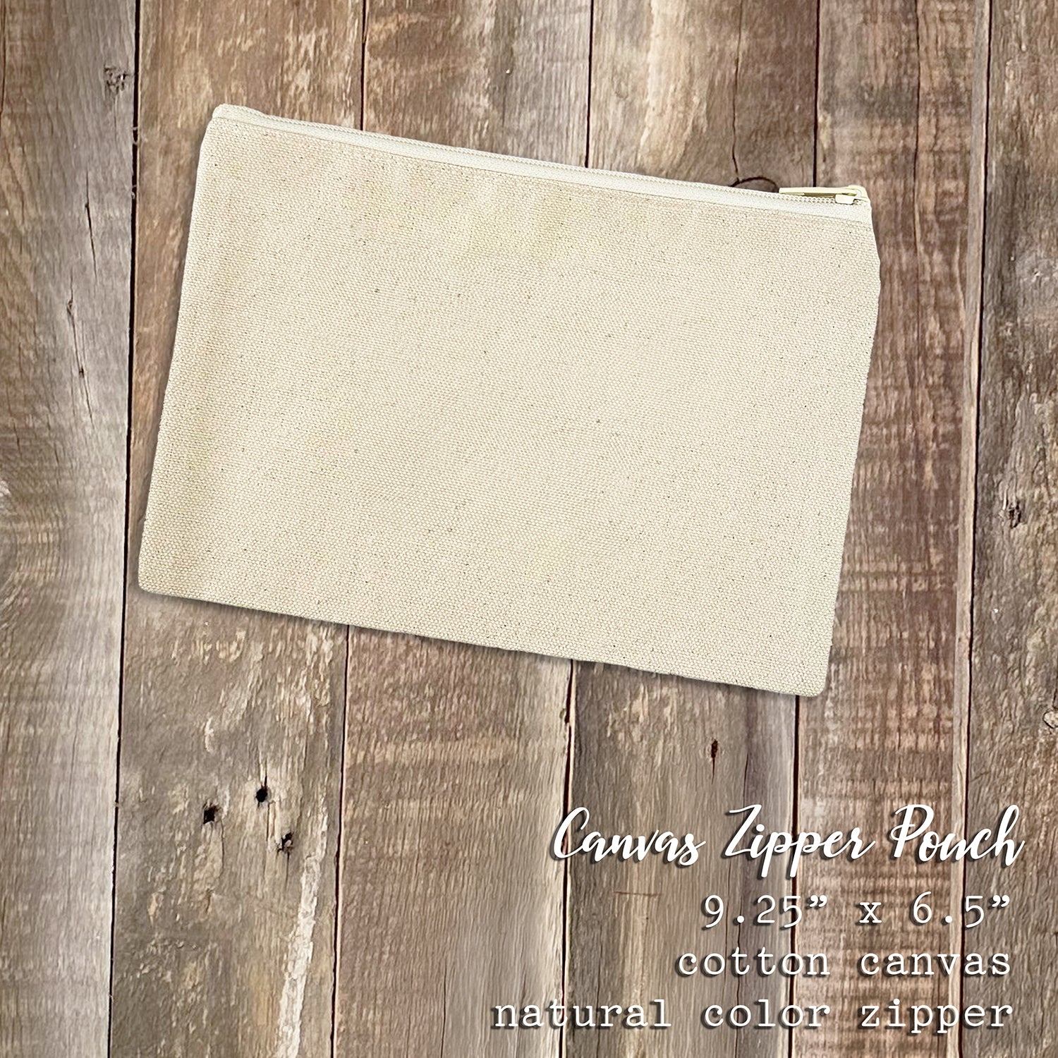 Spring Day - Custom Canvas Zipper Pouch