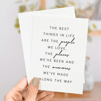 Best Things in Life - Greeting Card