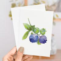 Blueberries - Greeting Card