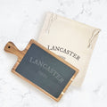Arched City/State - Custom Slate Board w/ Dust Sleeve
