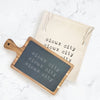 Triple Repeats - Custom Slate Board w/ Dust Sleeve