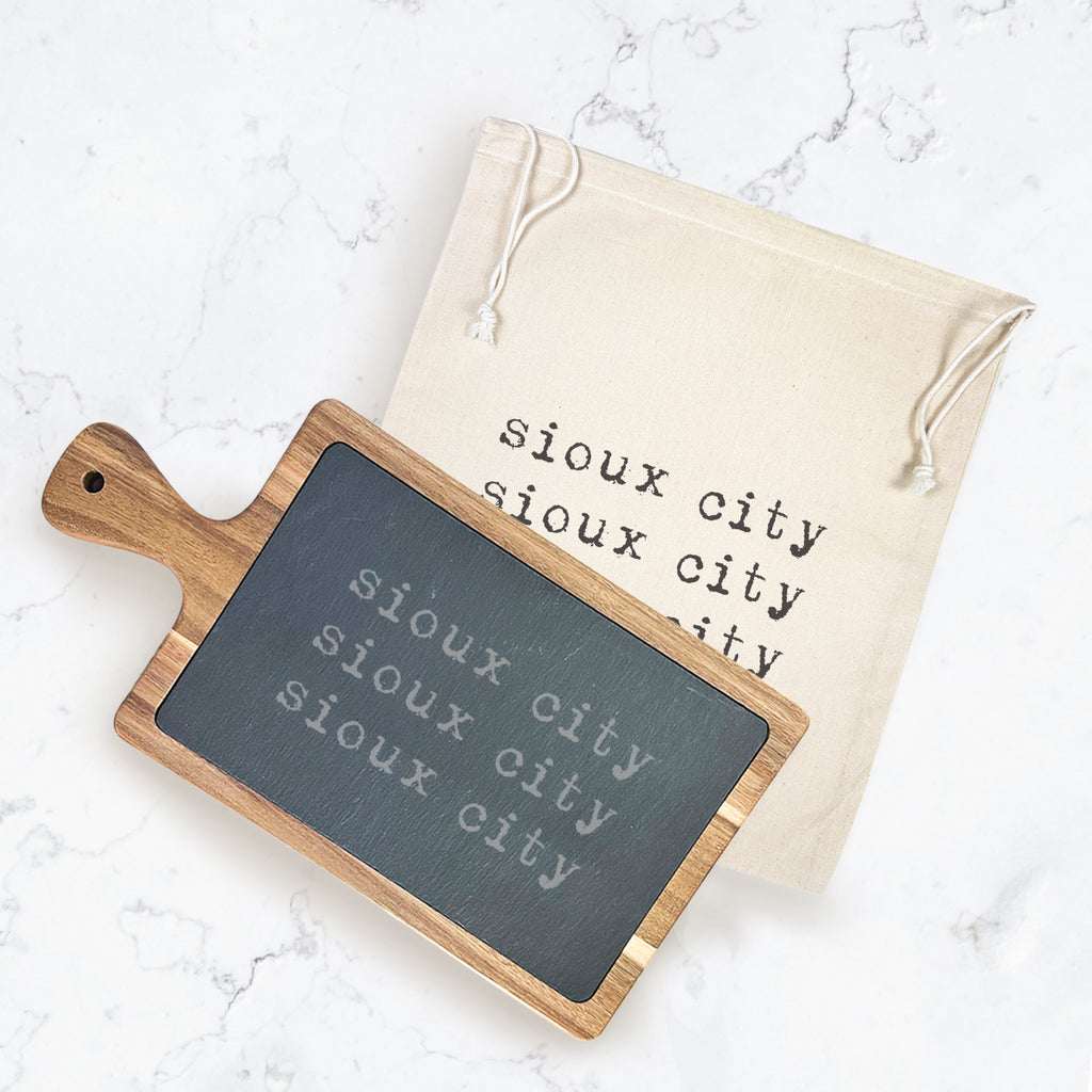 Triple Repeats - Custom Slate Board w/ Dust Sleeve