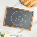 Postmark Stamp - Custom Slate Serving Board