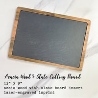 Un Croissant - Slate Serving Board
