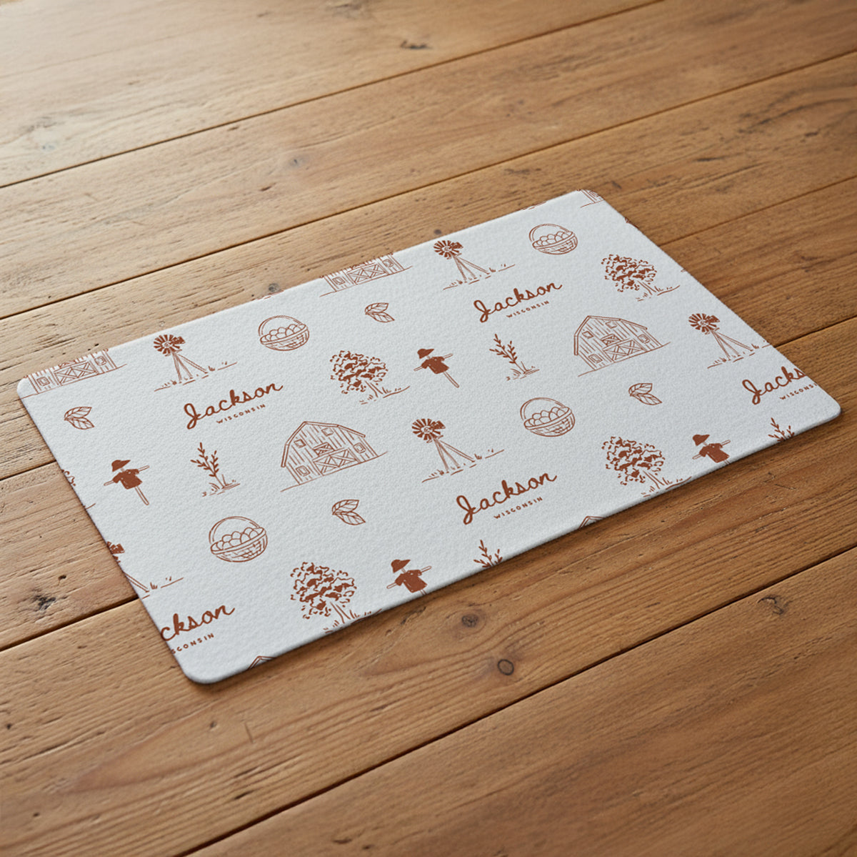 Simple Farmhouse - Custom Decorative Table Mat