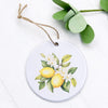 Lemon and Blooms - Ornament