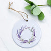 Lavender Wreath - Ornament