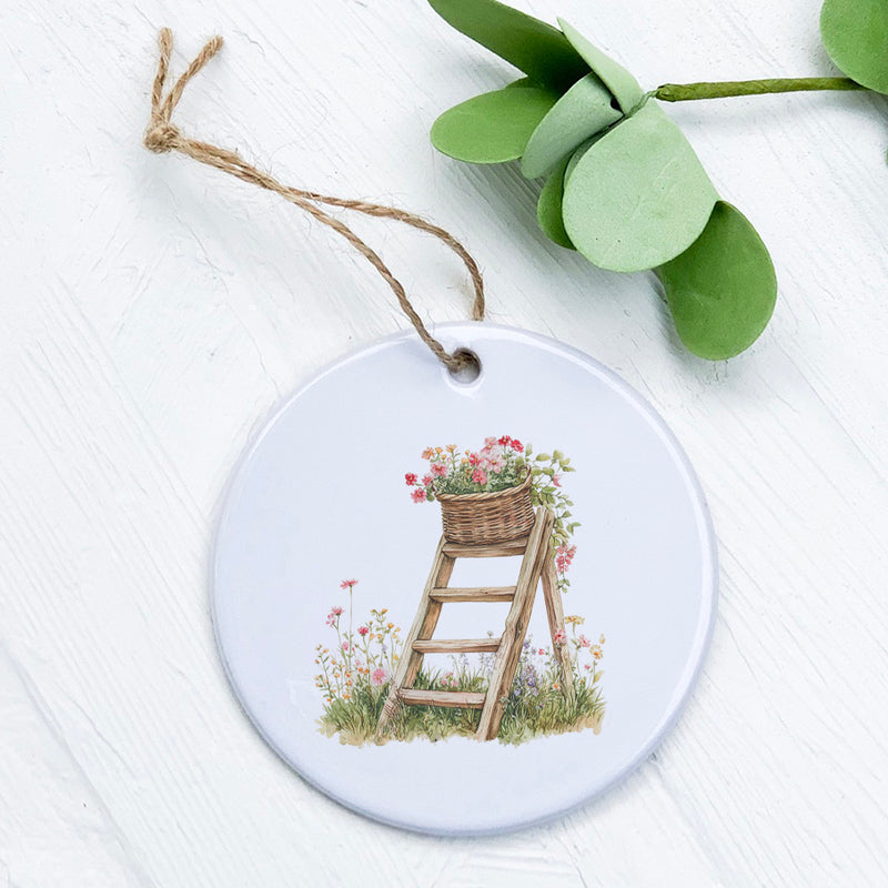 Spring Wildflower Picking - Ornament