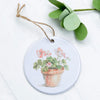 Watercolor Potted Plant - Ornament