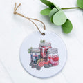 Jams Jars and Berries - Ornament
