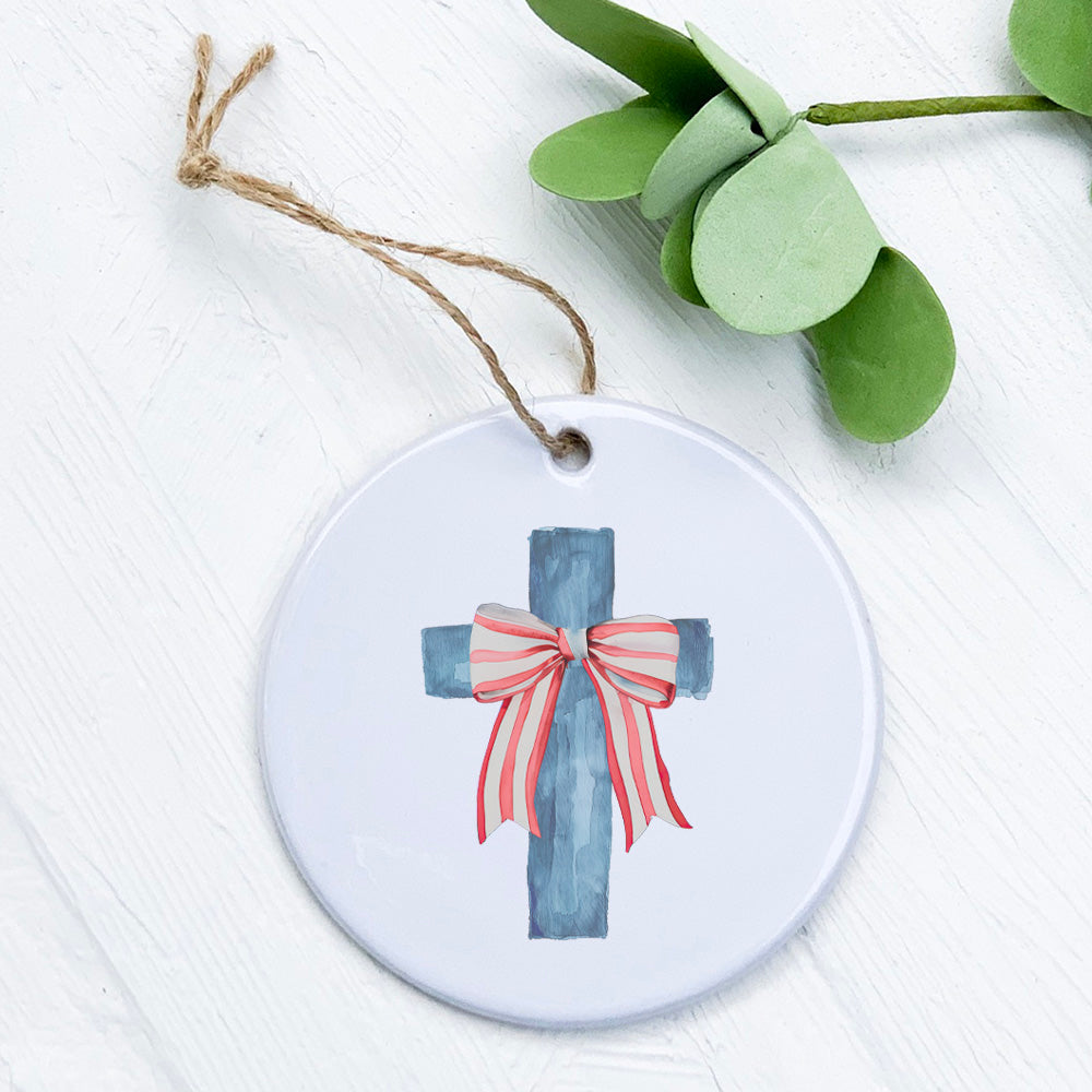Faith & Freedom - Patriotic Ornament
