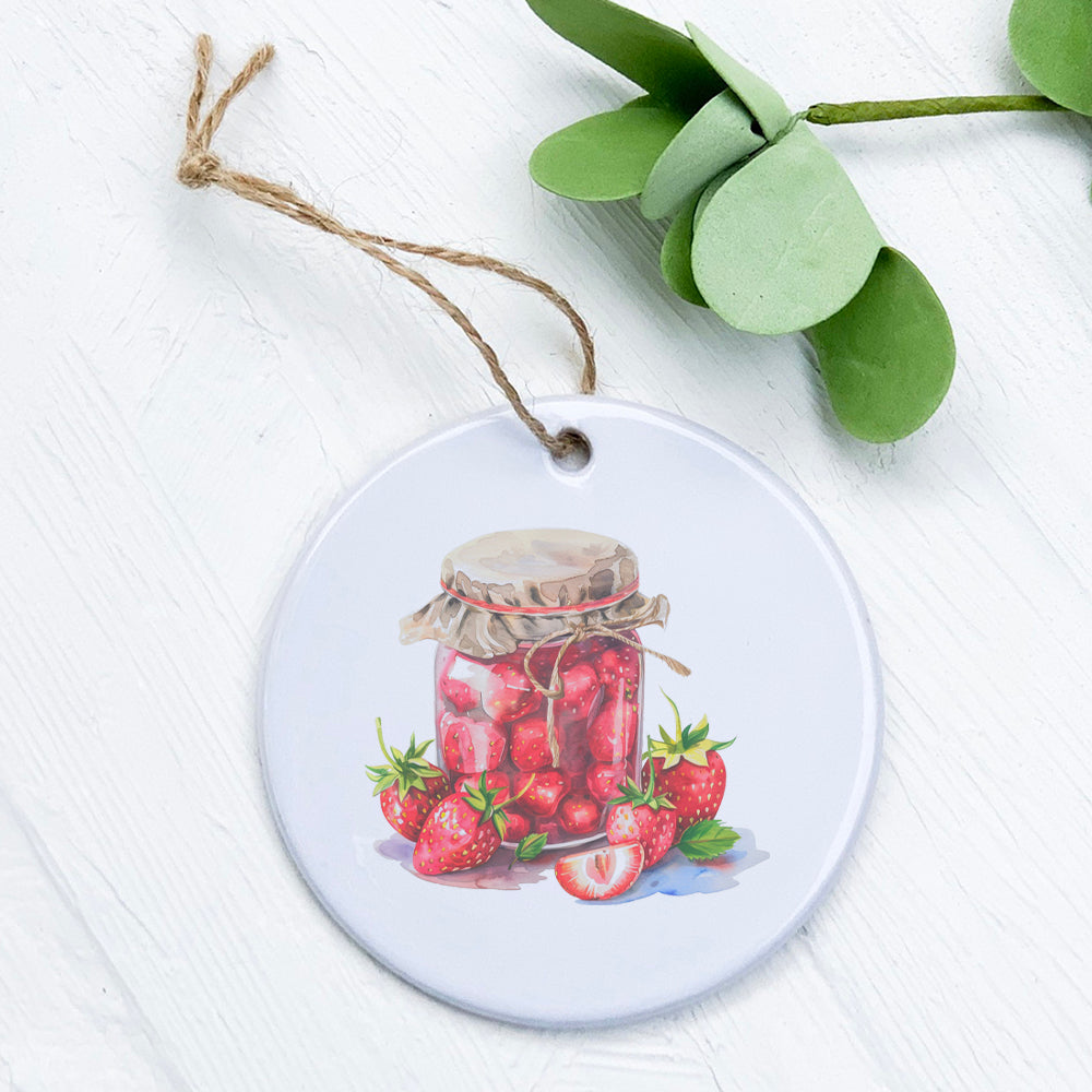 Preserved Strawberries - Summer Ornament