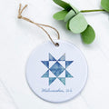 Quilted Block - Custom Ornament