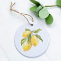 Three Lemon Bunch - Summer Ornament