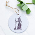 Standing Witch - Halloween Ornament