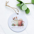 Hot Cocoa and Holiday Cheer - Winter Ornament