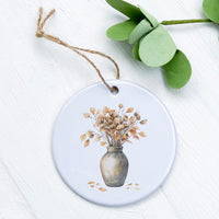 Fall Leaves Vase - Ornament
