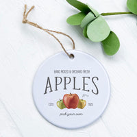 Orchard Fresh Apples - Ornament