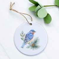 Blue Bird (Fall Birds) - Ornament