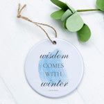 Winter Wisdom - Ornament
