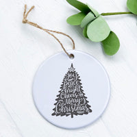 Joy Christmas Tree - Ornament