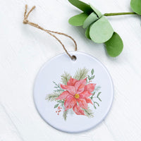 Poinsettia Flower - Ornament