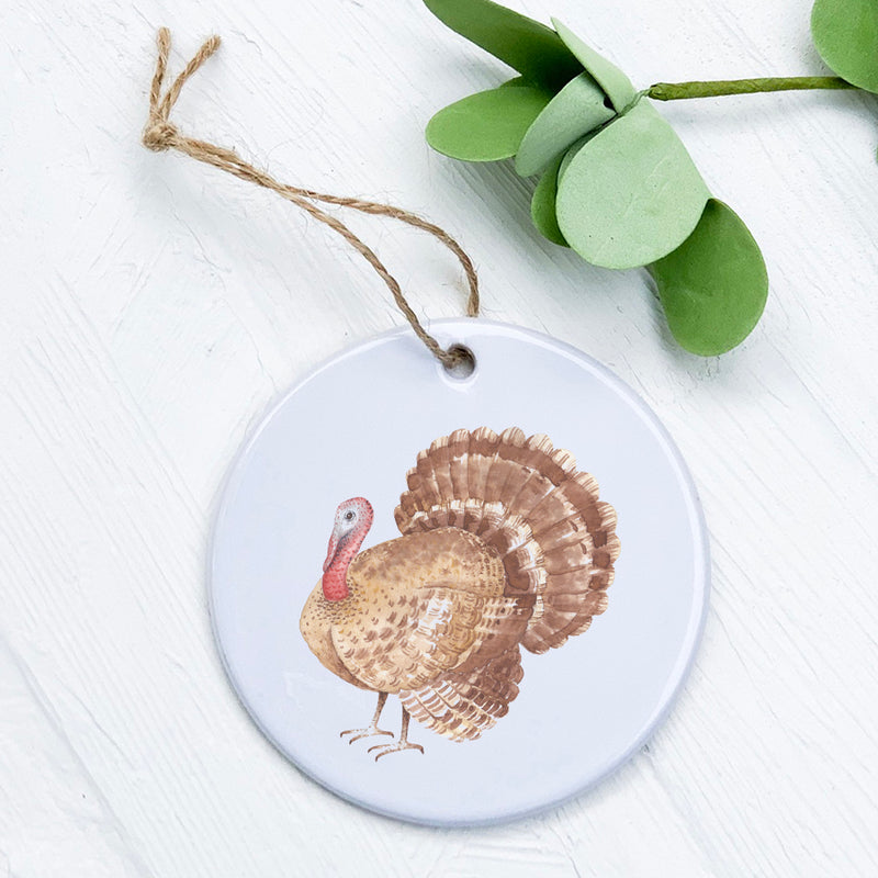 Watercolor Turkey - Ornament