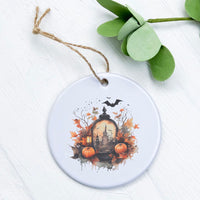 Haunted House Scene - Ornament