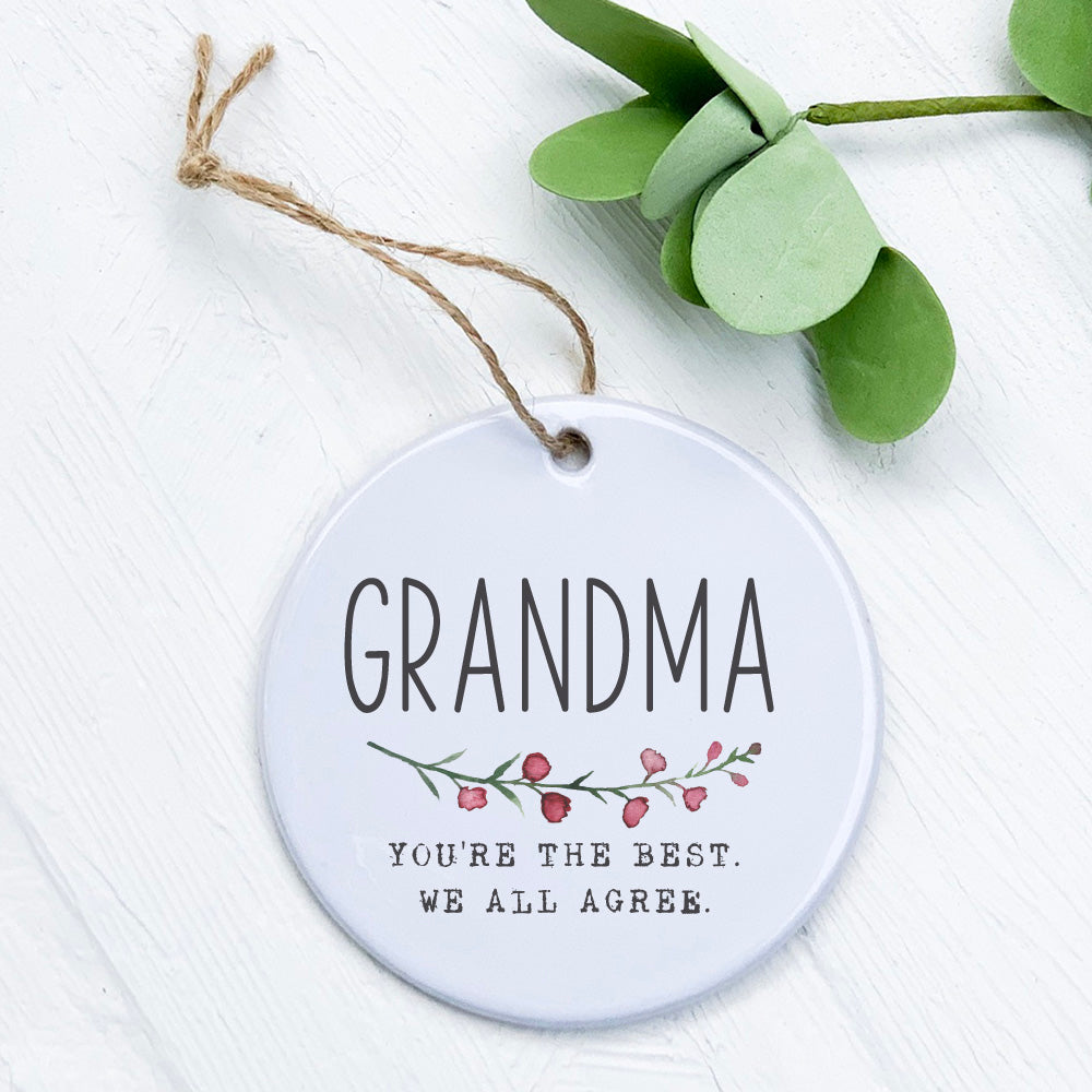 Best Grandma - Ornament