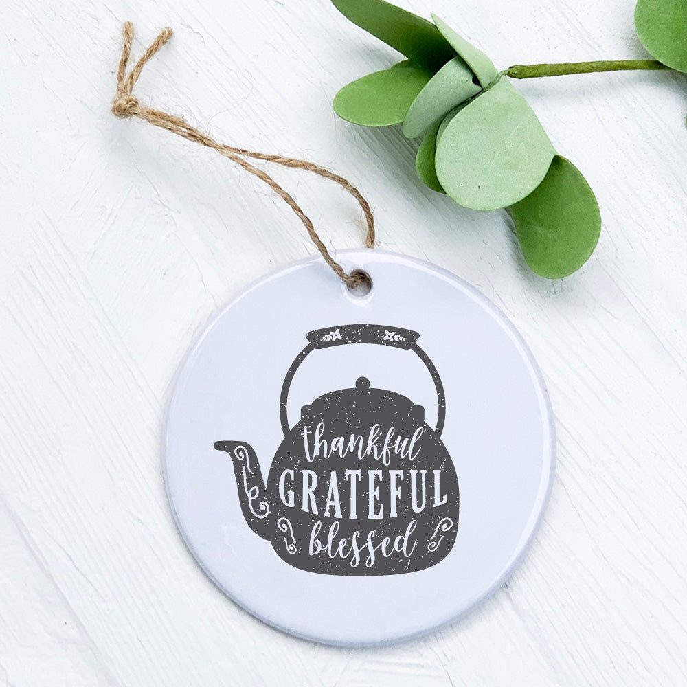 Thankful Teapot - Ornament