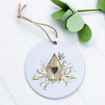 Budding Birdhouse - Ornament