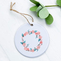 Cherry Blossom Wreath - Ornament