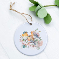 Spring Birds Watercolor - Ornament