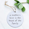 Mother's Love is the heart - Ornament