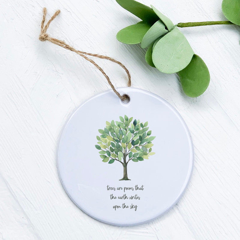 Trees are Poems - Ornament