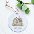 Spring Cottage - Custom Ornament