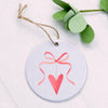 Ribbon Heart - Ornament