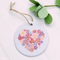 Floral Heart - Ornament