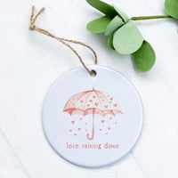 Love Raining Down - Valentine's Day Ornament