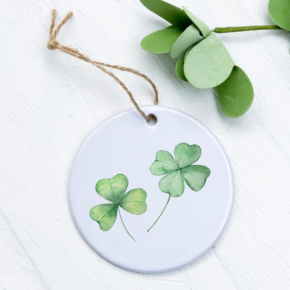 Clover Pair - Ornament