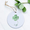 Lucky Four Leaf Clover - St. Patrick's Day Ornament